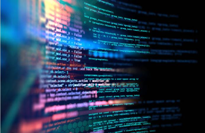 Arrière-plan code informatique